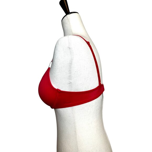 NWT Victoria’s Secret PINK Wear Everywhere Push-Up Bra 32C Red Sexy Underwire Ad - Picture 5 of 12